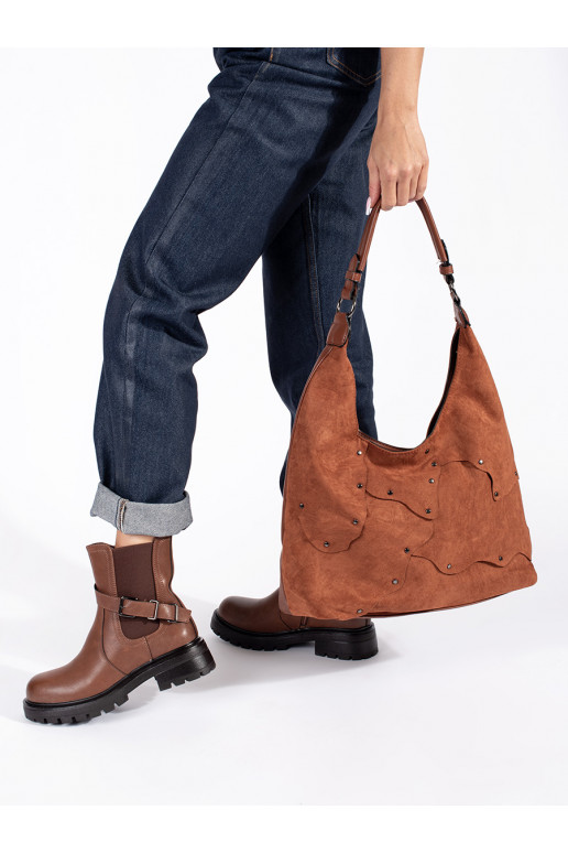 brūnas krāsas   Sieviešu zābaki ar platformu Sergio Leone