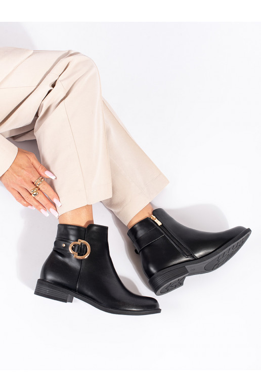 Melns  sieviešu zābaki