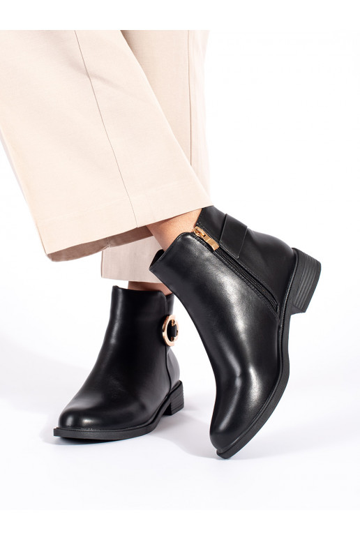 Melns  sieviešu zābaki