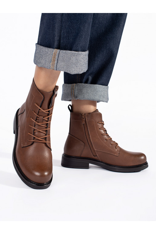 brūnas krāsas  sieviešu zābaki   Sergio Leone