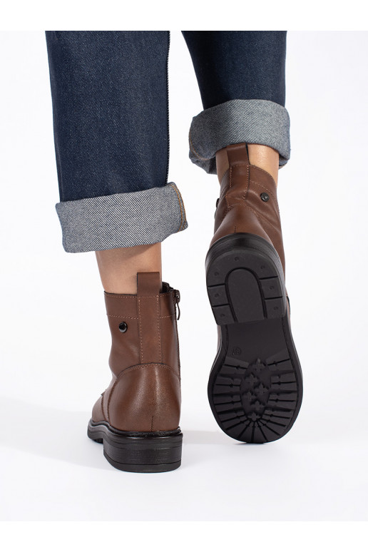 brūnas krāsas  sieviešu zābaki   Sergio Leone