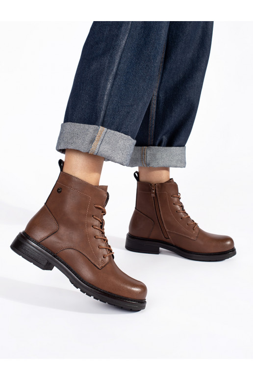 brūnas krāsas  sieviešu zābaki   Sergio Leone