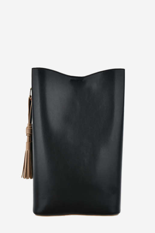 Soma no eko ādas Big Star OO574138 Melnas krāsas