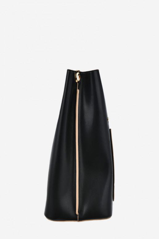 Soma no eko ādas Big Star OO574138 Melnas krāsas