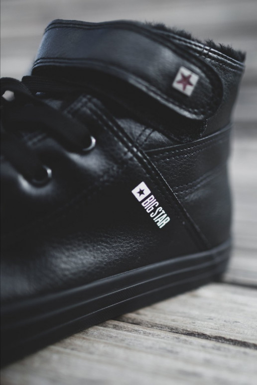 Vīriešu brīvā laika apavi Big Star siltināti Melns Y174020FW