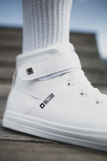 Vīriešu brīvā laika apavi Big Star siltināti baltas krāsas Y174024FW 2
