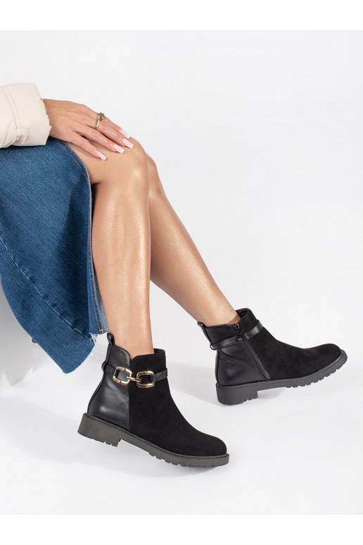 Melns sieviešu zābaki  Melns sieviešu zābaki