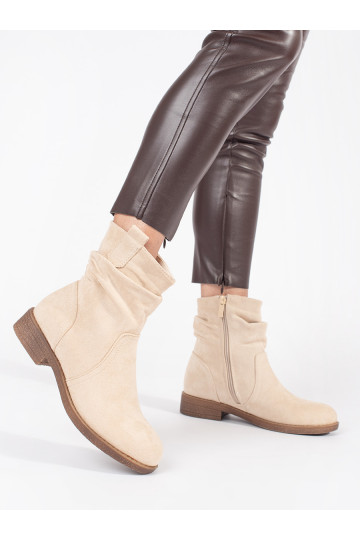 smilšu krāsas sieviešu zābaki 2