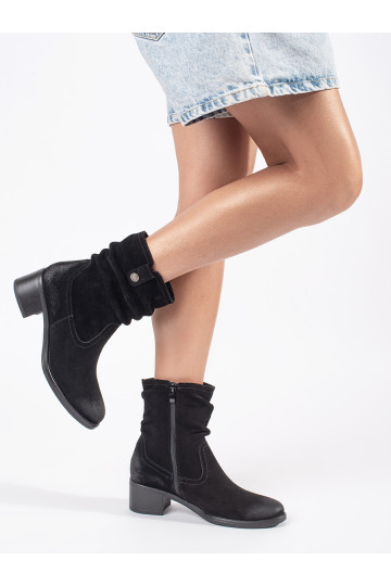 Melns   sieviešu zābaki Sergio Leone