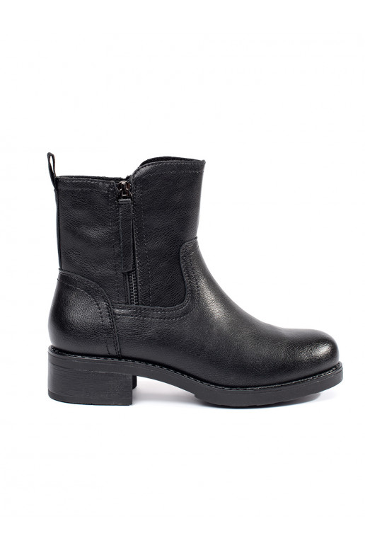 Melns   sieviešu zābaki Sergio Leone