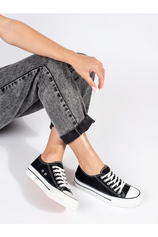 Melns  Sieviešu zābaki  ar platformu Melns  Sieviešu zābaki  ar platformu