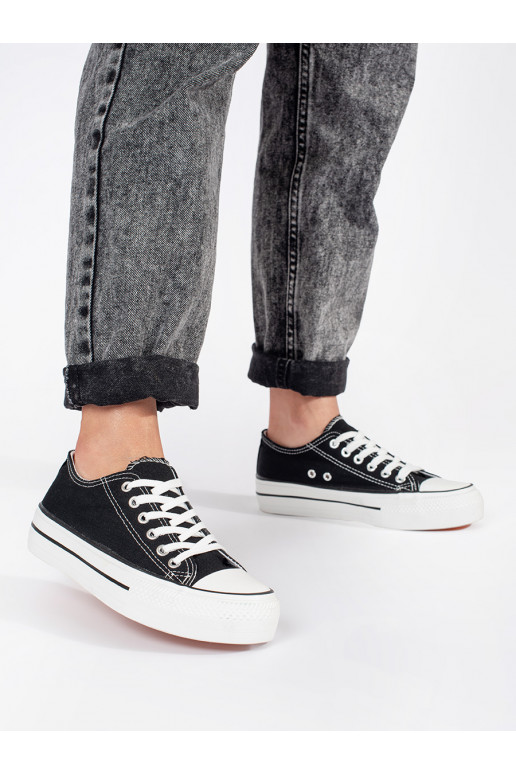 Melns  Sieviešu zābaki  ar platformu Melns  Sieviešu zābaki  ar platformu