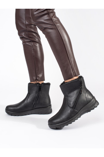 Melns   sieviešu zābaki