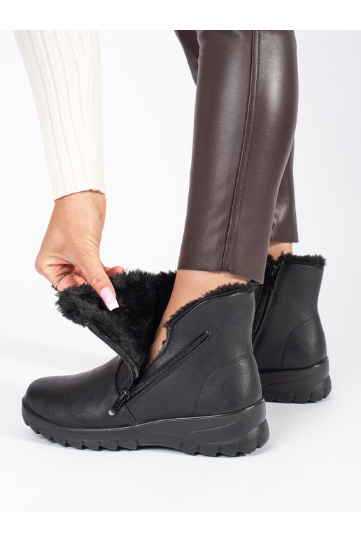 Melns   sieviešu zābaki