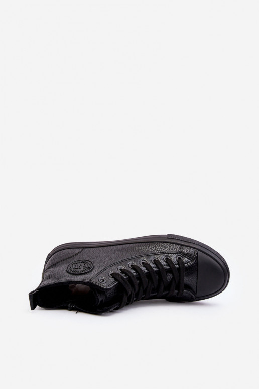 siltināti  brīvā laika apavi ar rāvējslēdzējiem Melns Big Star MM174012