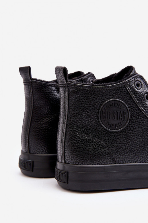 siltināti  brīvā laika apavi ar rāvējslēdzējiem Melns Big Star MM174012