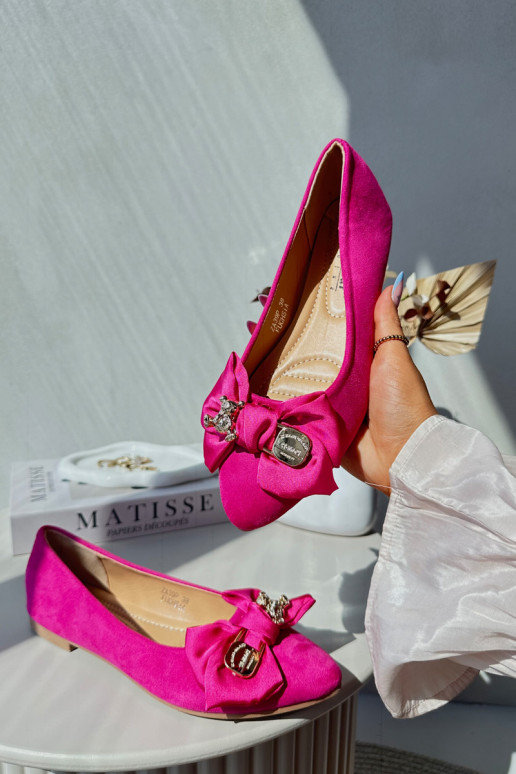 Sieviešu mākslīgā zamša balerīnas ar... Sieviešu mākslīgā zamša balerīnas ar...