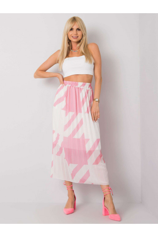 Rozā kroku maksi svārki Isidora Rozā kroku maksi svārki Isidora
