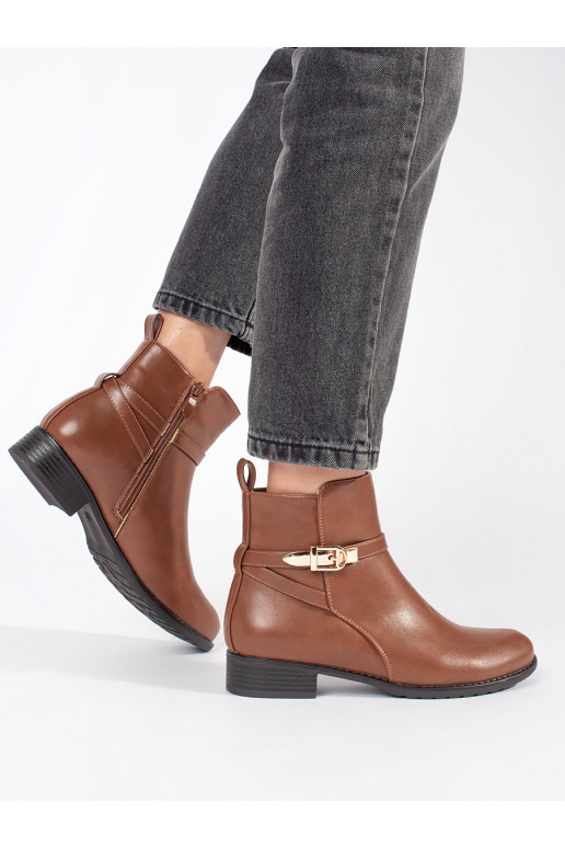 brūnas krāsas sieviešu zābaki  