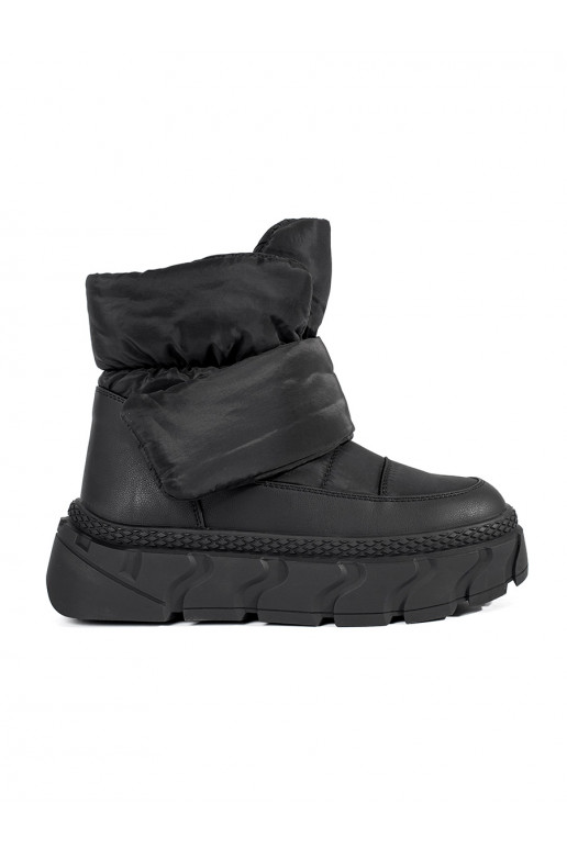 Melns  Sieviešu sniega zābaki  Melns  Sieviešu sniega zābaki