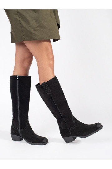 Melns    Sieviešu zābaki Sergio Leone 2