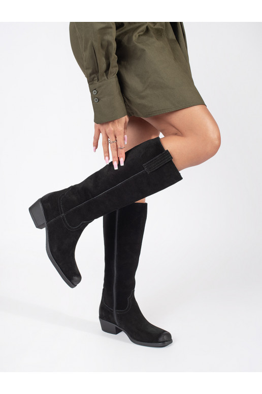 Melns    Sieviešu zābaki Sergio Leone