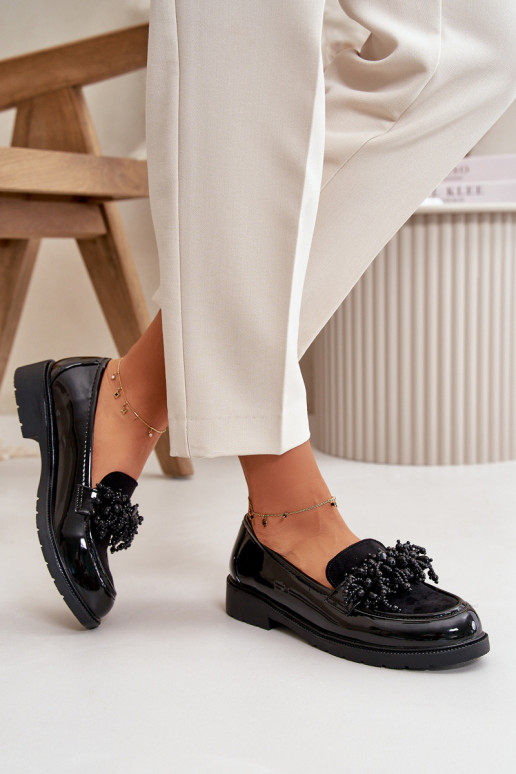 Mokasīni Laque S.Barski HY369A Melns  Mokasīni Laque S.Barski HY369A Melns