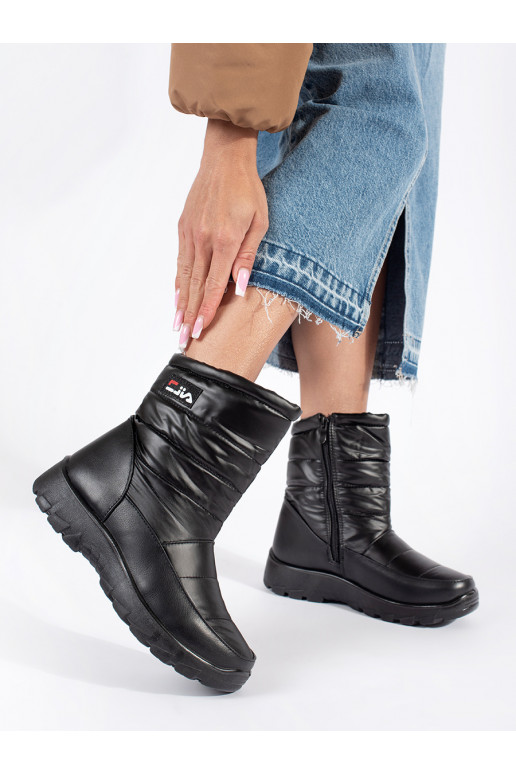 Melns Sieviešu sniega zābaki