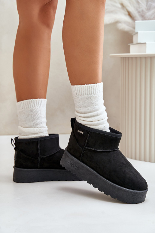 sniega apavi ar platformu Big Star OO274A099 Melns  sniega apavi ar platformu Big Star OO274A099 Melns