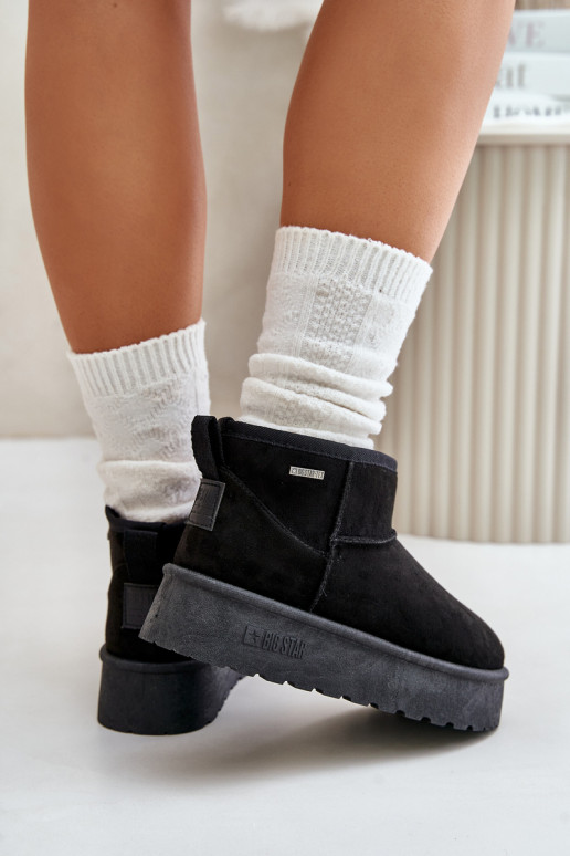 sniega apavi ar platformu Big Star OO274A099 Melns  sniega apavi ar platformu Big Star OO274A099 Melns