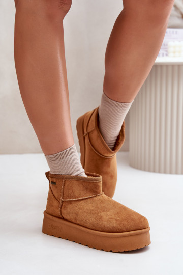  sniega apavi ar platformu Big Star OO274A098 Camel