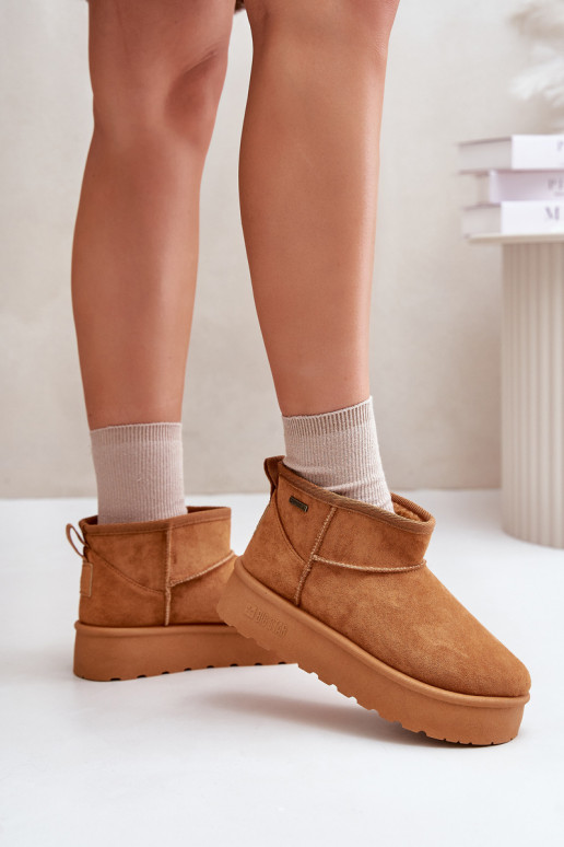 sniega apavi ar platformu Big Star OO274A098 Camel  sniega apavi ar platformu Big Star OO274A098 Camel