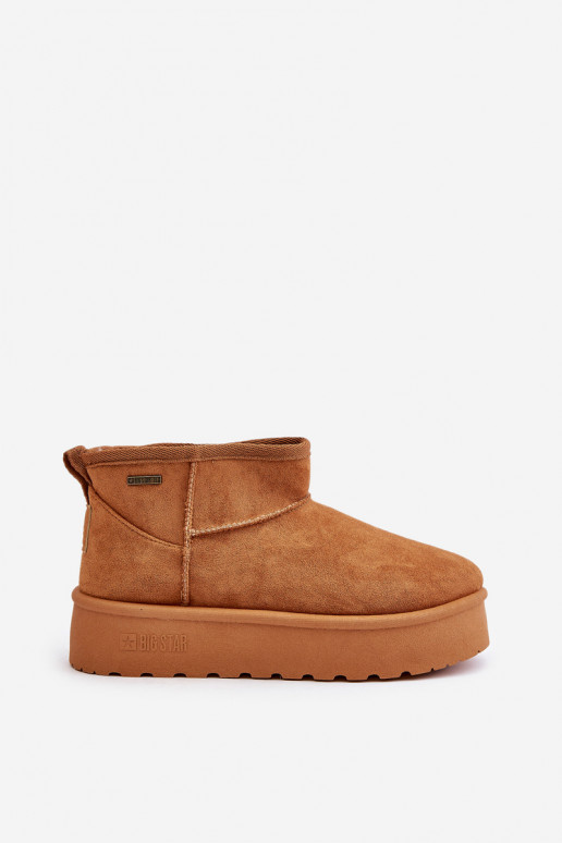 sniega apavi ar platformu Big Star OO274A098 Camel  sniega apavi ar platformu Big Star OO274A098 Camel