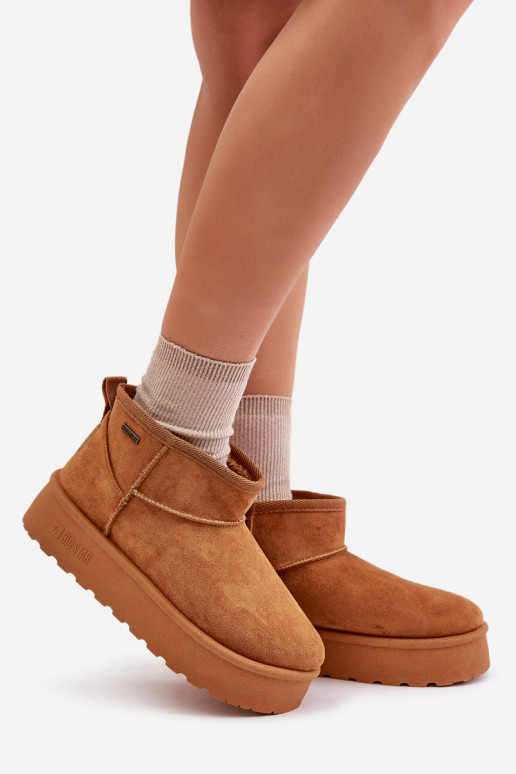 sniega apavi ar platformu Big Star OO274A098 Camel  sniega apavi ar platformu Big Star OO274A098 Camel