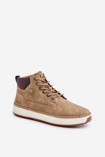 Šņorējami puszābaki  Big Star OO174560 Hi-Poly System brūnas krāsas