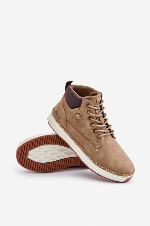 Šņorējami puszābaki  Big Star OO174560 Hi-Poly System brūnas krāsas