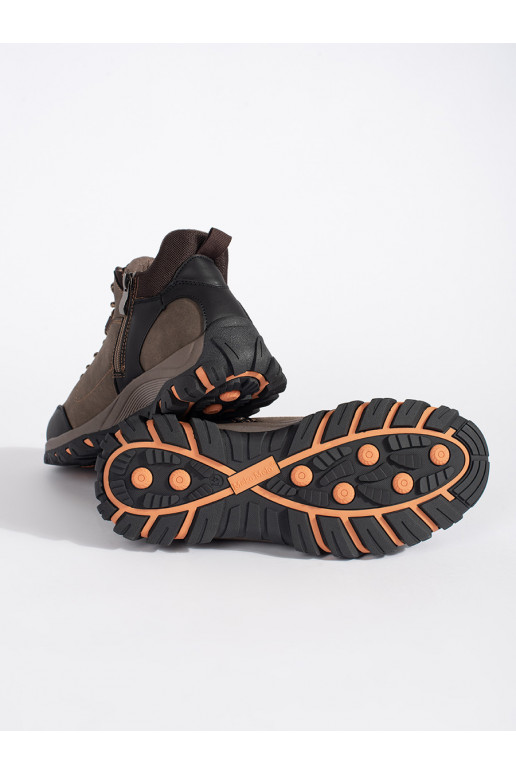 brūnas krāsas  Trekinga apavi-Zābaki