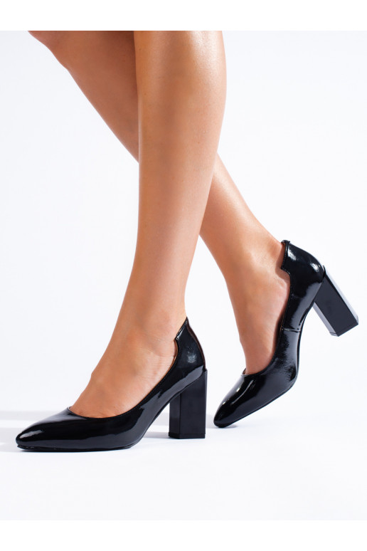 Kurpes uz papēža Shelovet Melnas krāsas