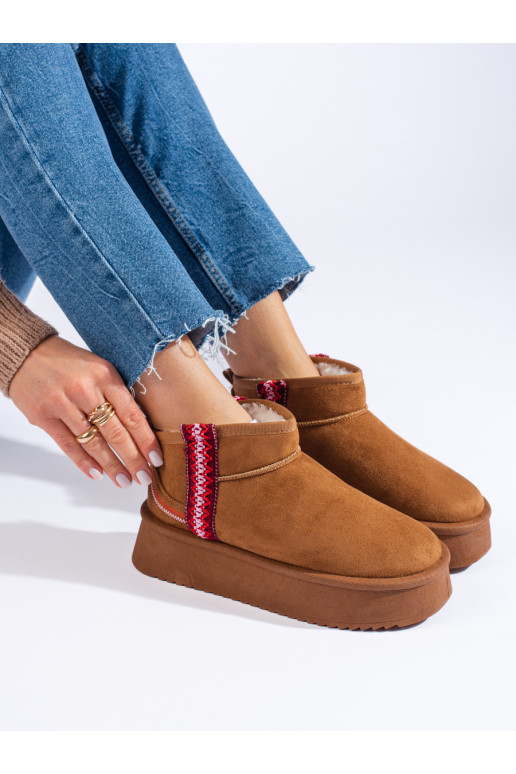 zamšādas Sieviešu sniega zābaki 