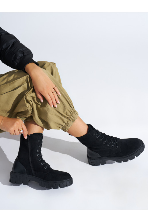 Melns  sieviešu zābaki