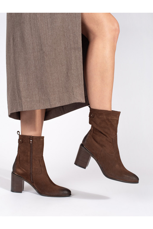 brūnas krāsas   sieviešu zābaki uz papēža Sergio Leone brūnas krāsas   sieviešu zābaki uz papēža Sergio Leone