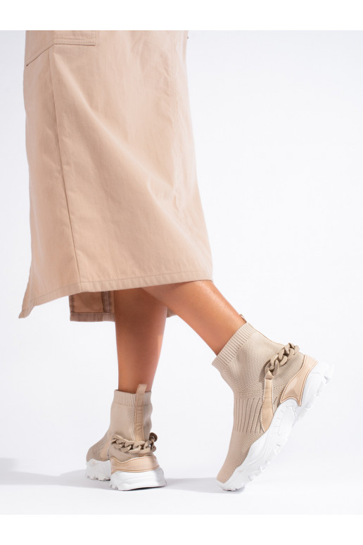 Stilīgasrnas brīvā laika apavi Shelovet smilšu krāsas