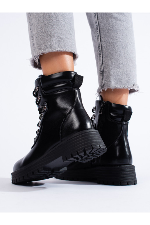 Melns  sieviešu zābaki