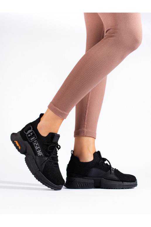 melnas krāsas Apavi kedu modelī Shelovet