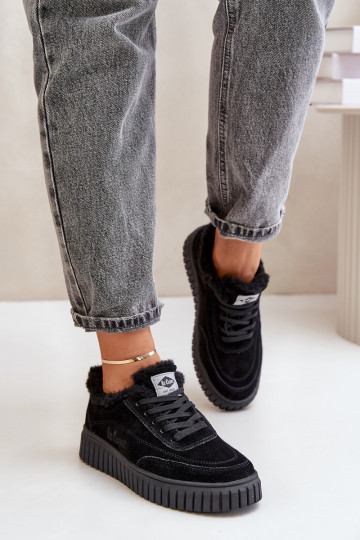 modeļa apavi  siltināti ar kažokādu Lee Cooper LCJ-24-01-2973 Melns 2