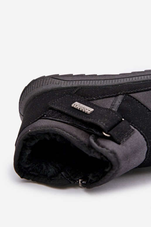 siltināti  ziemas apavi sniega apavi Progress PROGJ-22-153 Melns