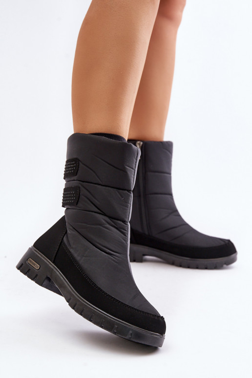 sniega apavi  Progress PROGJ-21-16 Melns  sniega apavi  Progress PROGJ-21-16 Melns