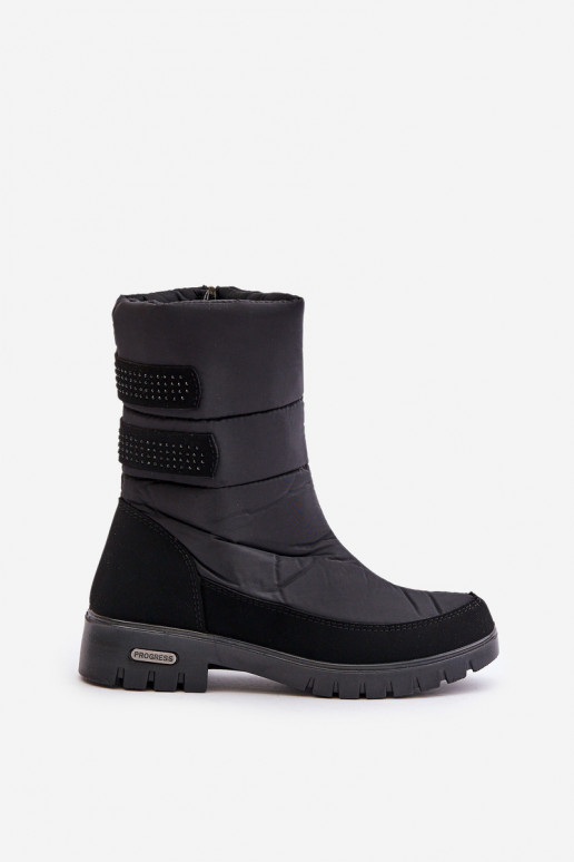 sniega apavi  Progress PROGJ-21-16 Melns  sniega apavi  Progress PROGJ-21-16 Melns