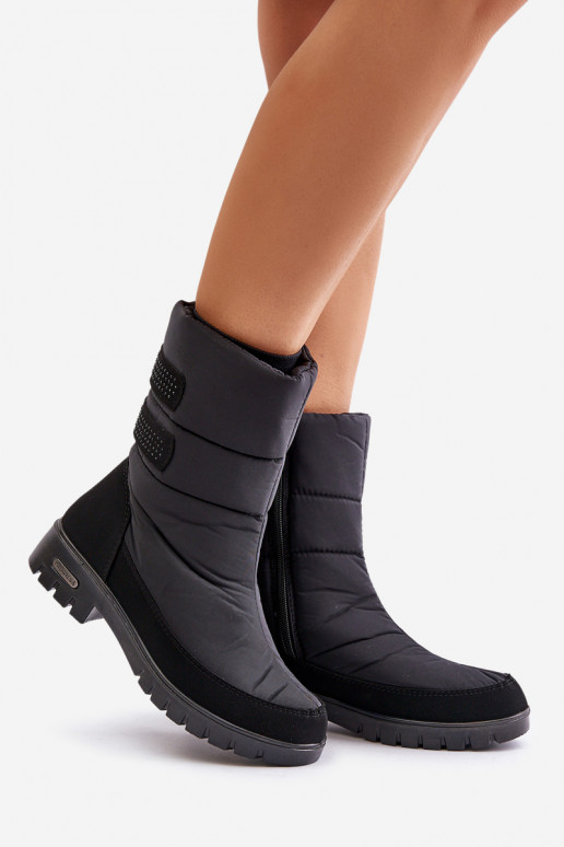 sniega apavi  Progress PROGJ-21-16 Melns  sniega apavi  Progress PROGJ-21-16 Melns