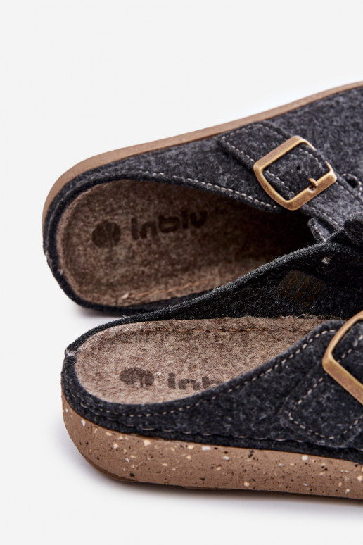 Čības  ar sprādzēm Čības  MT000012 pelēkas krāsas